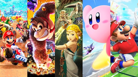 So far Nintendo has published five games exclusively for Switch 2 (pictured). But it has updated an equal number of original Switch games with exclusive new features, and launched Pokemon Legends Z-A and Metroid Prime 4 on both systems.