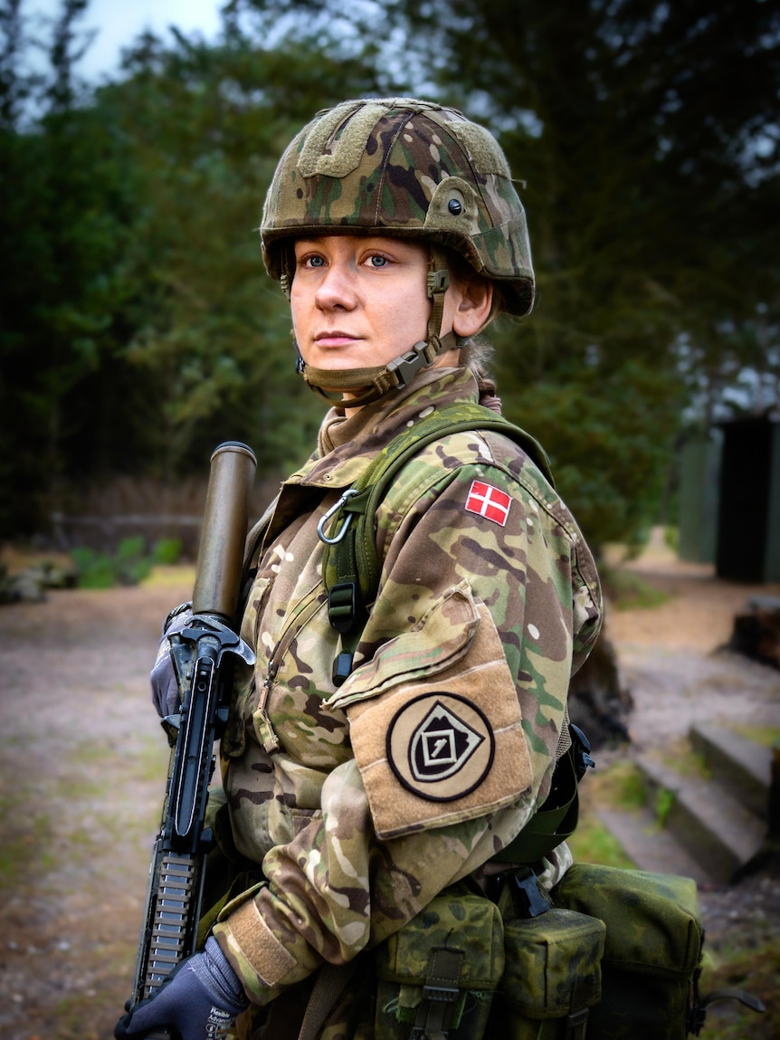 Danish army recruit Mary Pedersen.