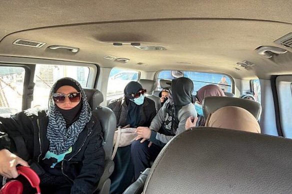 Australian families at the Al Roj refugee camp attempting to embark on their journey home.