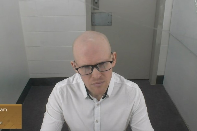Brenton Tarrant in a still taking from a live stream. 