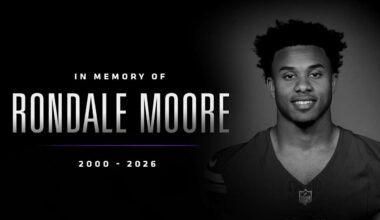 Vikings Mourn Passing of WR Rondale Moore