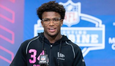 NFL combine 2026 live updates: DB and TE workouts and 40 times