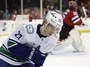 Jonathan Lekkerimäki's return to the Abbotsford Canucks line-up will have fans celebrating. 