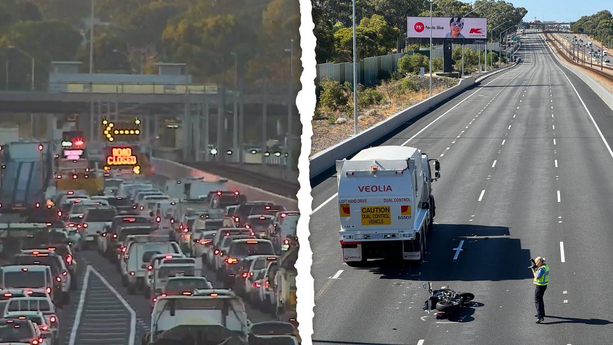 Motorbike rider dies after colliding with rubbish truck on Mitchell Freeway in Greenwood on Tuesday