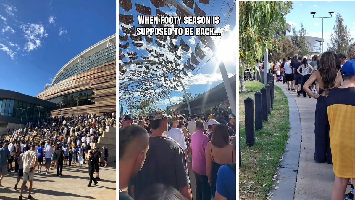 Issues with ticket scanning at Optus Stadium entry gates cause fury among AFL Origin attendees
