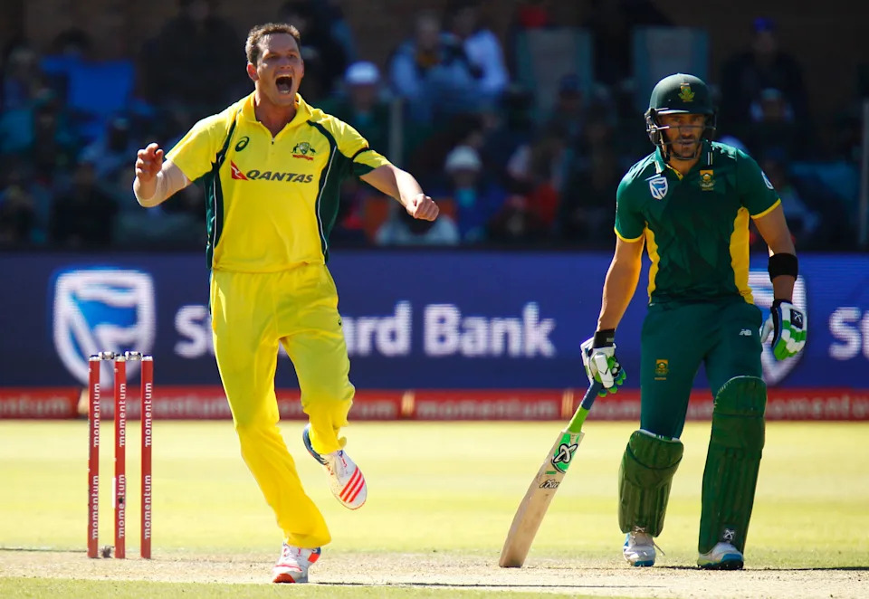 Seen here, fast bowler Chris Tremain in an ODI for Australia in 2016. 