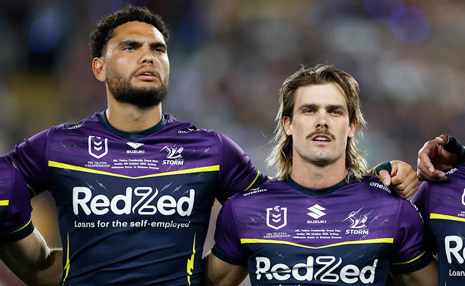 Ryan Papenhuyzen before the NRL grand final in 2025.