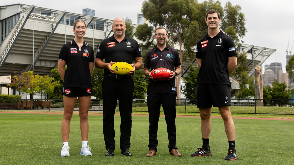 Collingwood and YJFL team up to support community football together