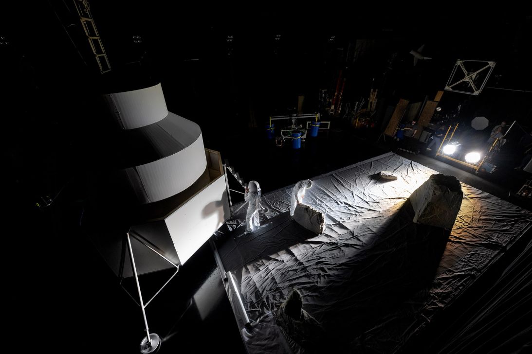 Preparation for the Artemis III lunar landing is underway as NASA teams simulate the lunar lighting astronauts may encounter when landing at the moon's south pole.