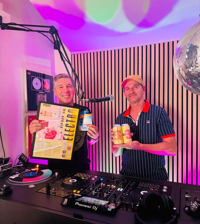 The UK artist will be joined on-stage with homegrown talent Dr Packet (right).