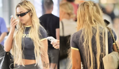 Tammy Hembrow’s dishevelled airport look after Adelaide party weekend