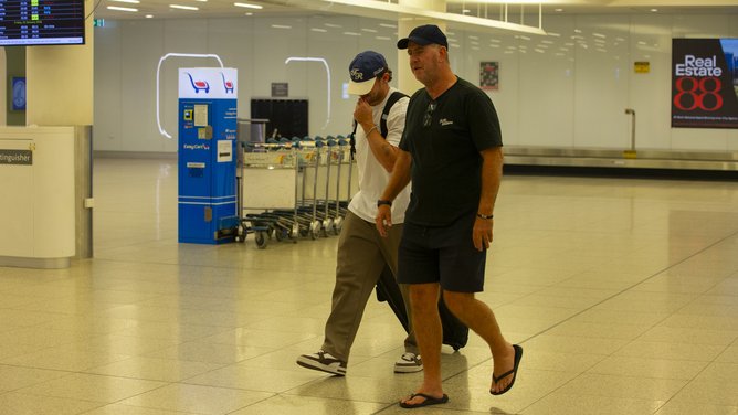 AFL player Lachie Neale in Perth last month.