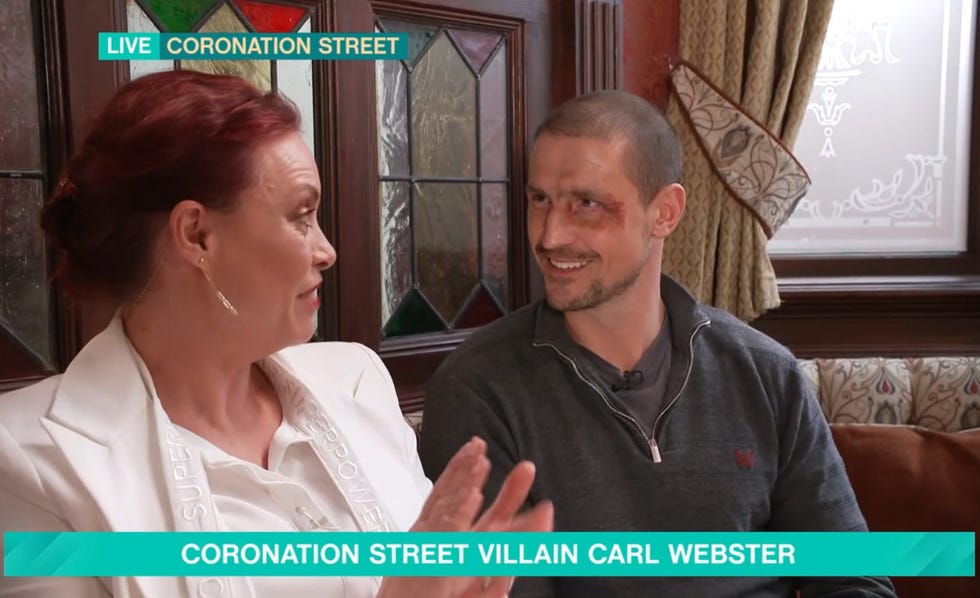 coronation street's jonathan howard is interviewed by sharon marshall on this morning