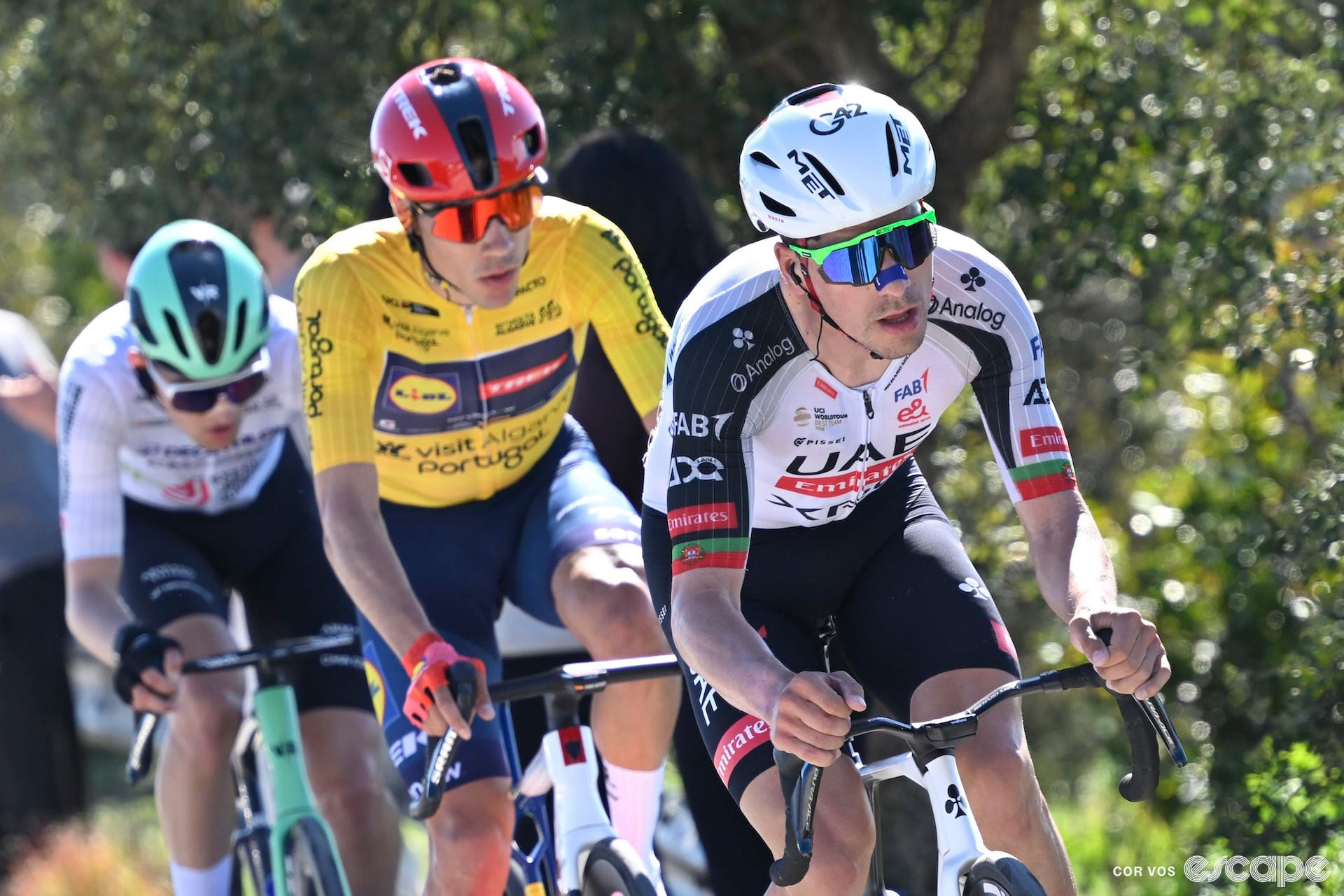 Ayuso triumphs in first meeting with his former team in dramatic Algarve finale