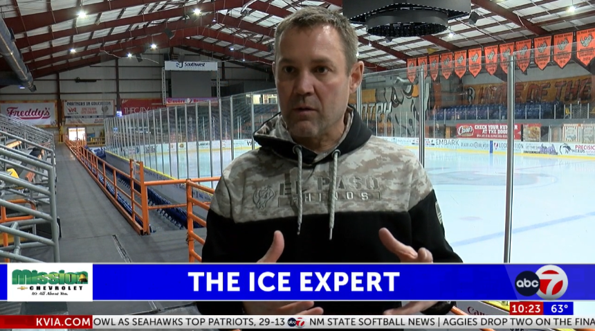 Rhinos owner Cory Herman serves as ice expert for NHL outdoor games