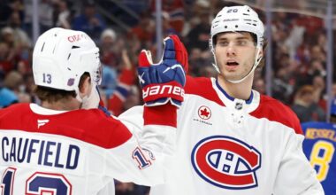 Slafkovský strikes first with PPG