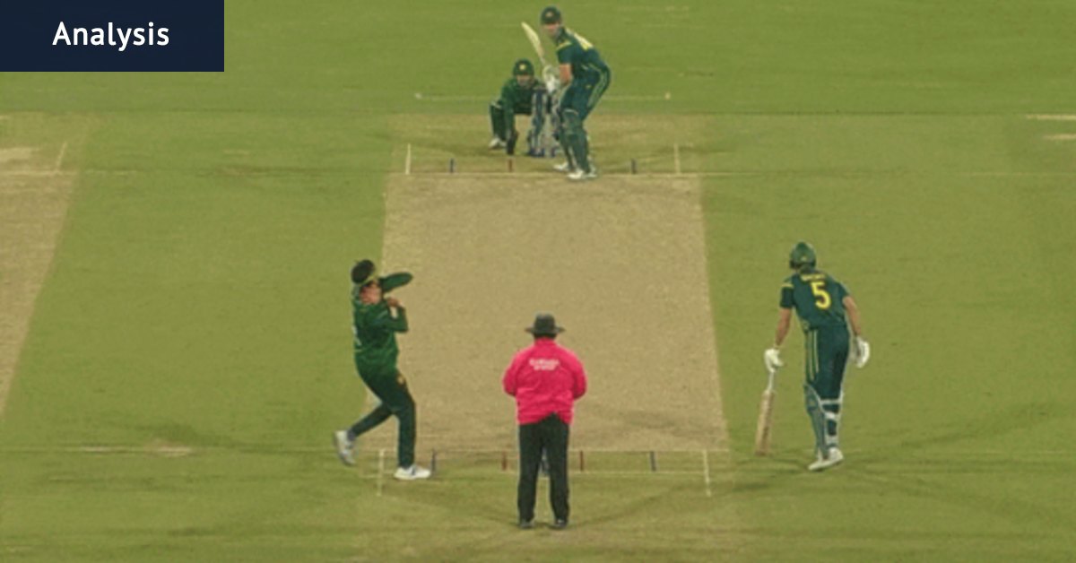 Breaking down the bowling action of Pakistan spinner Usman Tariq