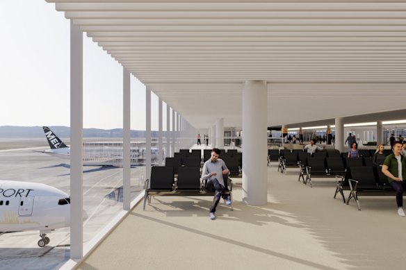 New seating planned for Melbourne Airport’s expansion.
