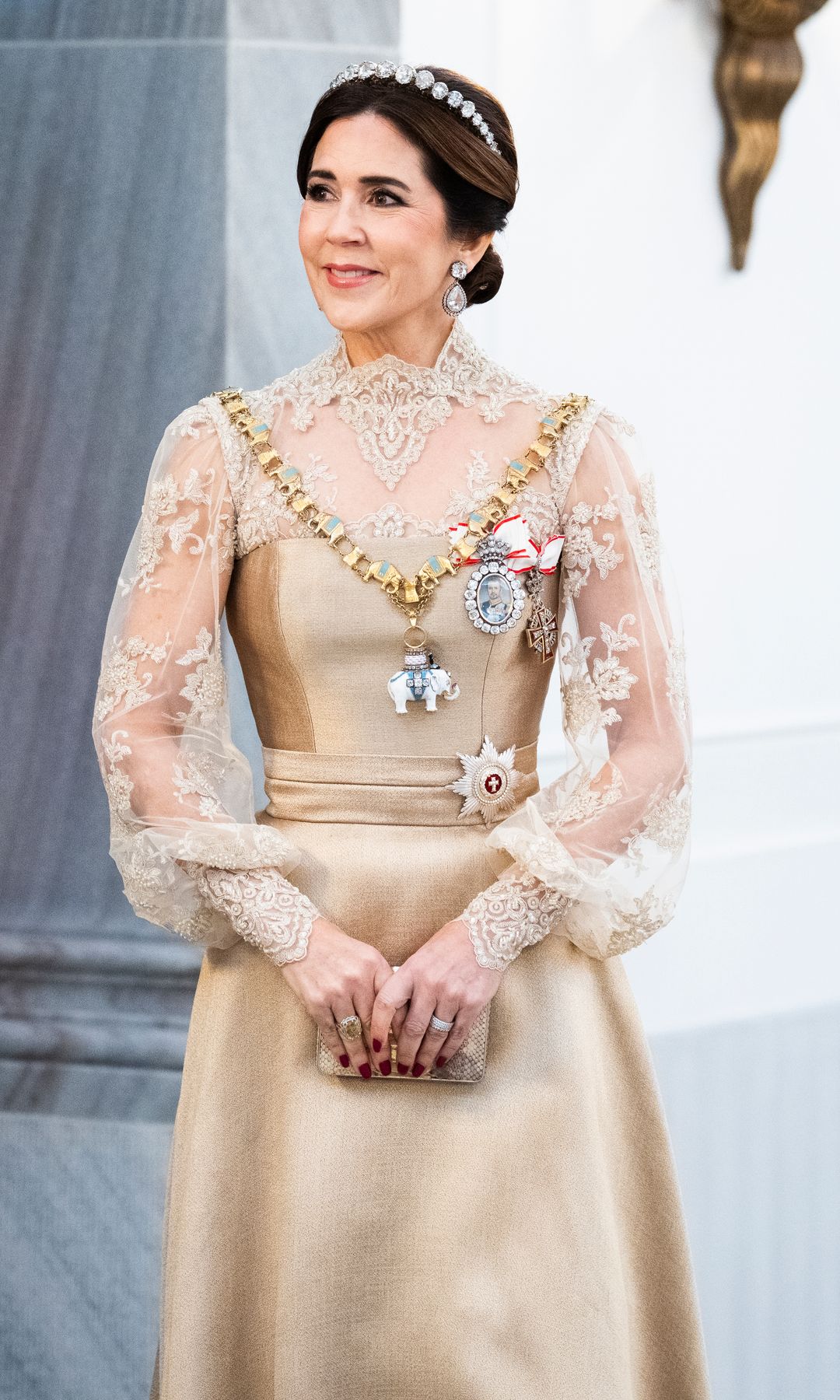 Queen Mary of Denmark at the New Year's Court/the New Year's Day Parade