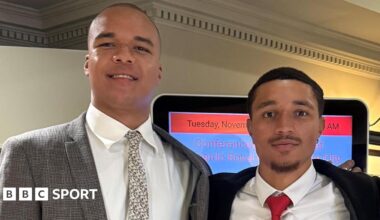 Fabio Wardley stood next to Issiah Hamilton-Allen