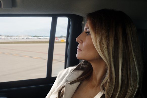 Melania Trump in a scene from the film Melania.