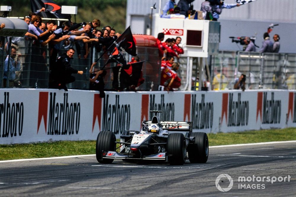 McLaren's MP4-15 was a very good car, but just not good enough to beat the Ferrari in 2000