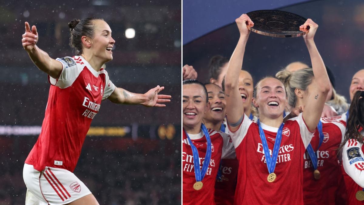 Caitlin Foord strikes as Arsenal’s Matildas trio become Australia’s first football world champions