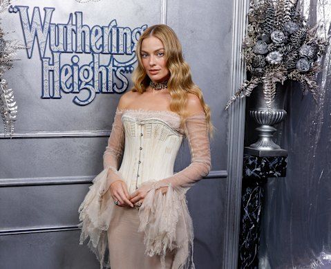 Margot Robbie, pictured here at the Australian premiere of “Wuthering Heights” in Sydney, expected the polarising reaction to the film.