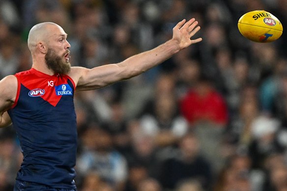 In round one, Max Gawn will be the last man standing of the star-studded  midfield that took Melbourne to the 2021 premiership. 
