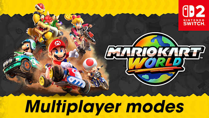 Get to know the multiplayer modes in Mario Kart World!