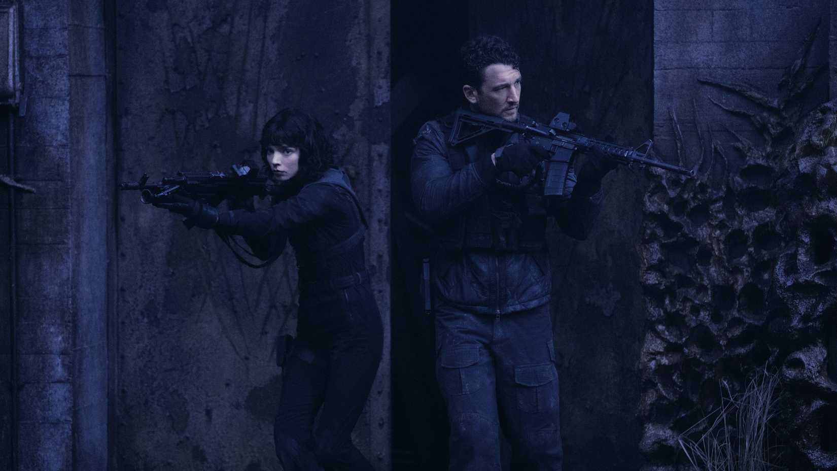 Drasa and Levi in The Gorge 2025