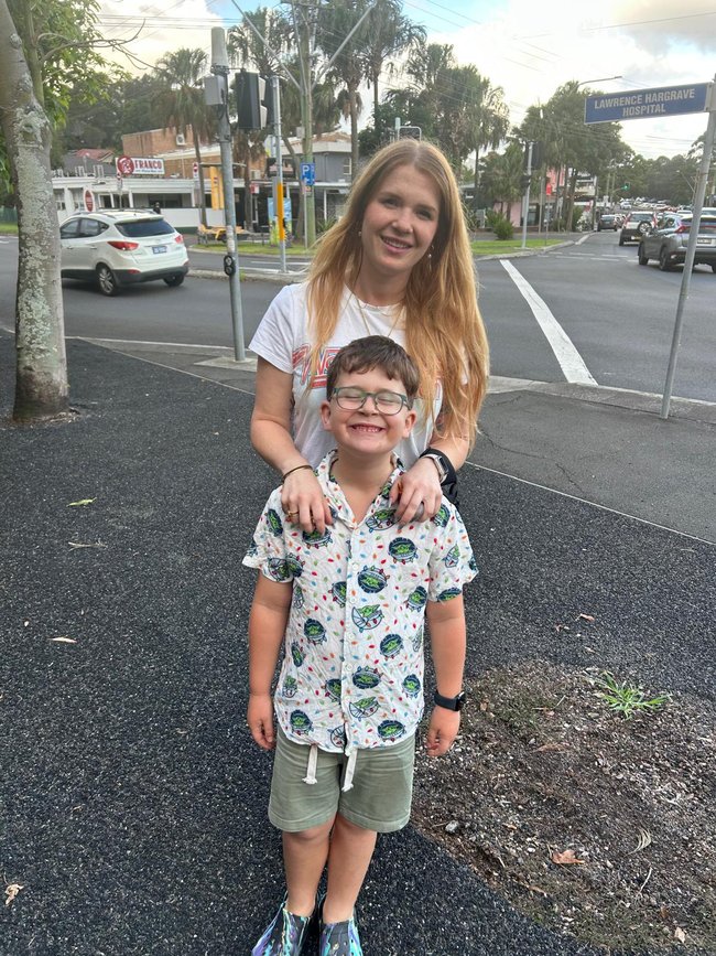 Hannah Gartrell said explaining the diagnosis to her eight-year-old son has required honesty and reassurance.