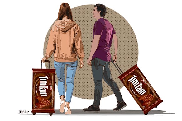 Jamie Brown’s illustration for the article on Tim Tam diplomacy was a real treat.