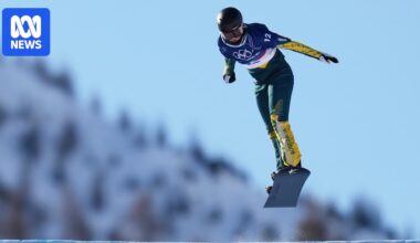 Winter Olympics 2026 live: Scotty James and Valentino Guseli compete for gold in men's snowboard halfpipe final