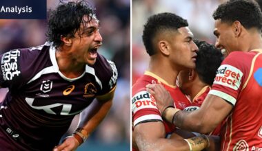 Brisbane Broncos star Kotoni Staggs address new rule, as Dolphins stand to benefit