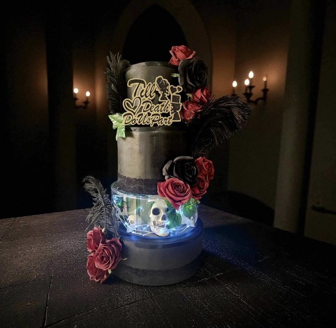 Emma and Marc's unique Halloween wedding.