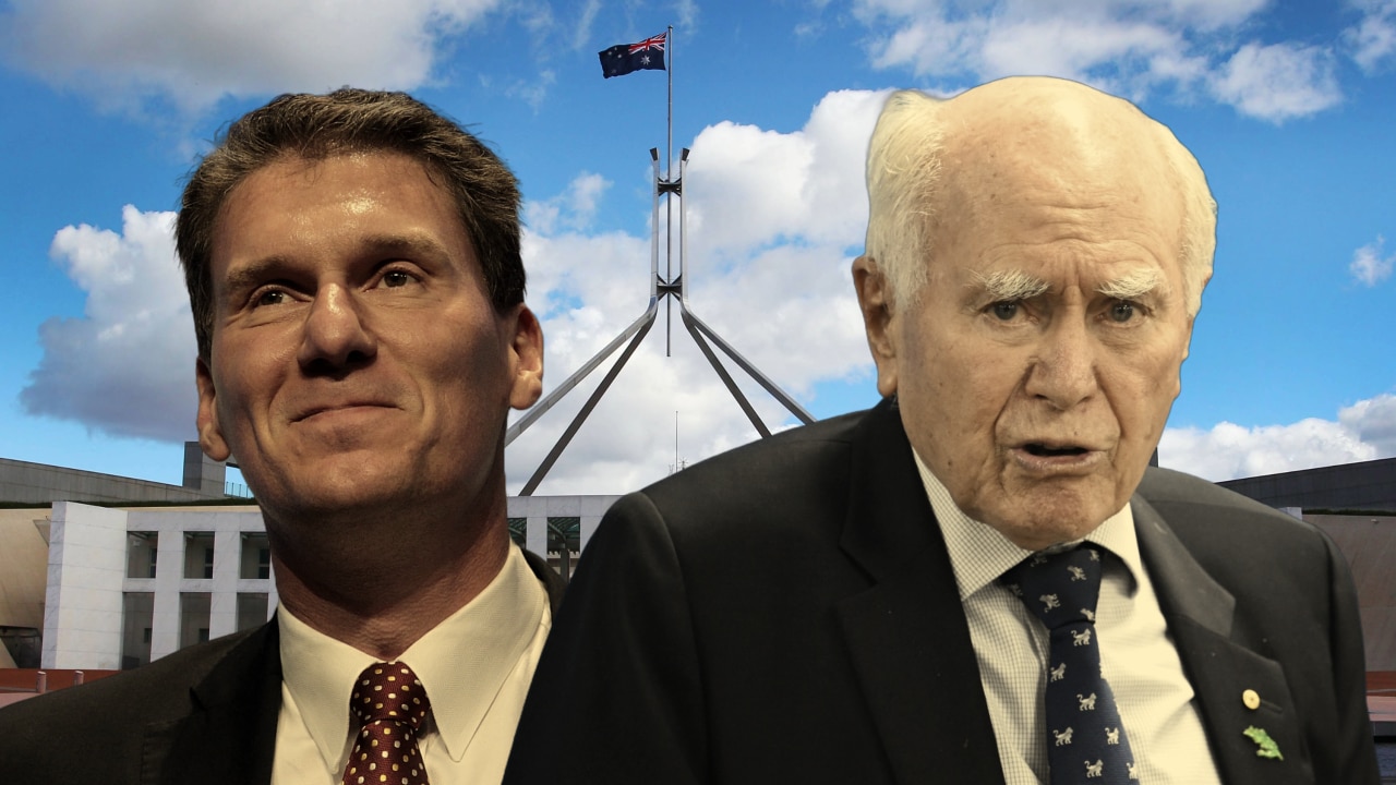 Cory Bernardi bats away former prime minister John Howard’s dismissal of his Liberal defection to One Nation