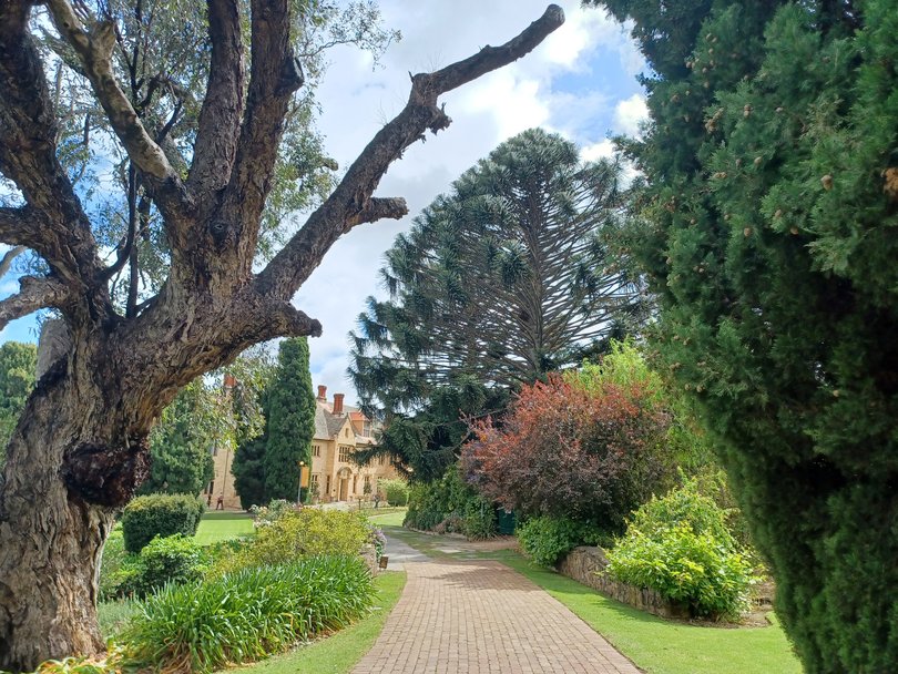 The opening lines to Daphne du Maurier's Rebecca, "Last night I dreamt I went to Manderley  again," came to mind on the winding garden path to Carrick Hill in the Adelaide Hills.
