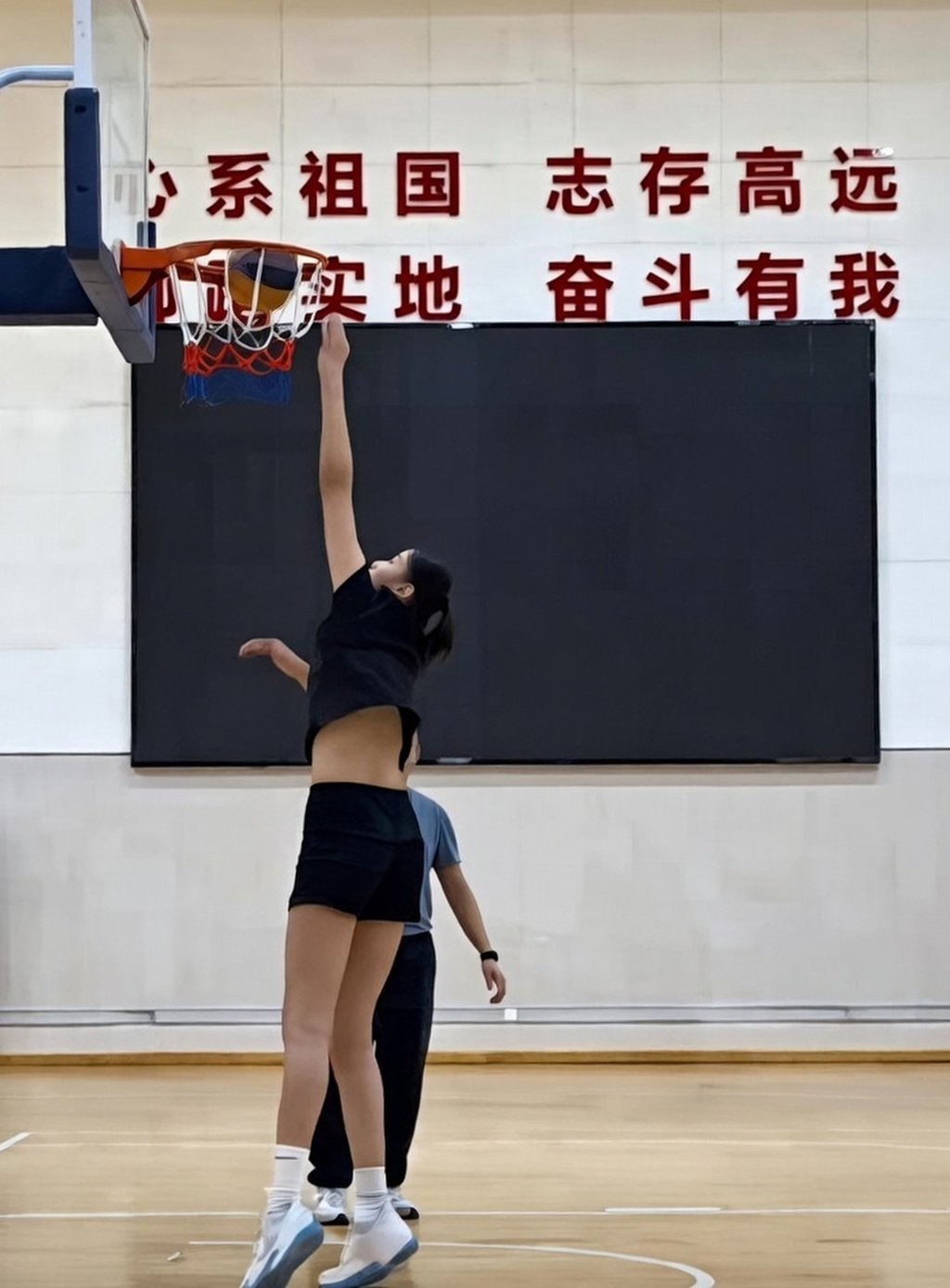 Cao Xichen in practice. Photo: Handout