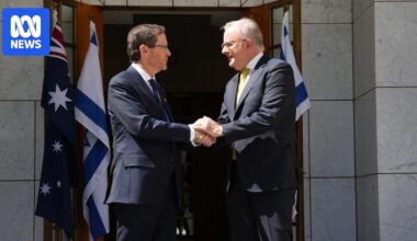 Israeli President Isaac Herzog welcomes 'new beginning' in meeting with Anthony Albanese