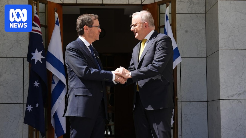 Israeli President Isaac Herzog welcomes 'new beginning' in meeting with Anthony Albanese