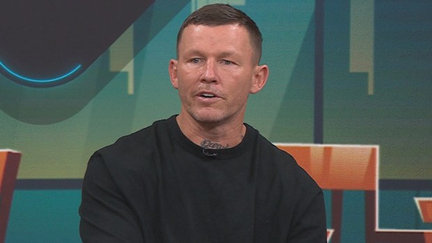 Todd Carney speaks on Nine's Sunday Footy Show.
