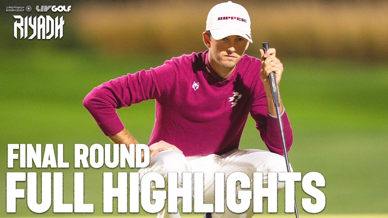 Elvis Smylie Shines Under Lights to Claim LIV Golf Title On Debut