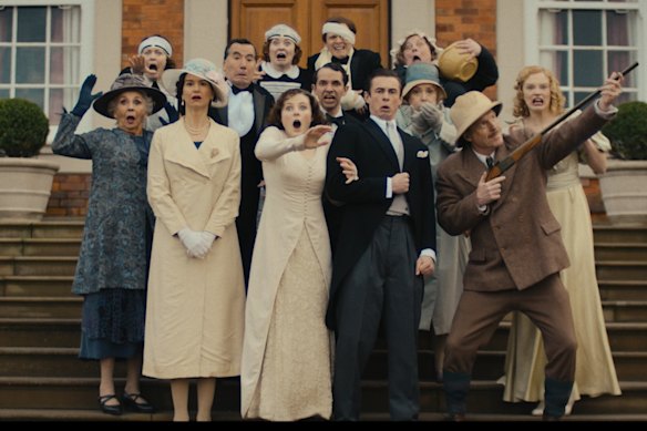 At Fackham Hall the gentry are all reliably stupid. 