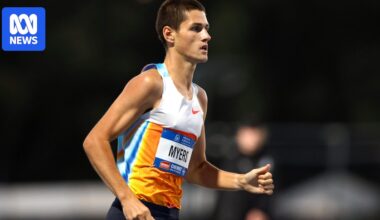 Australia's Cam Myers becomes youngest ever winner of Wanamaker Mile indoor race in New York
