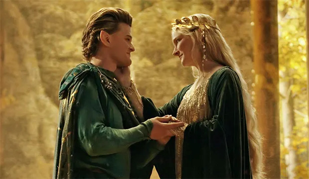 Rings of Power Robert Aramayo Morfydd Clark