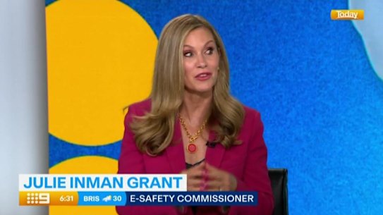 eSafety commissioner Julie Inman Grant.