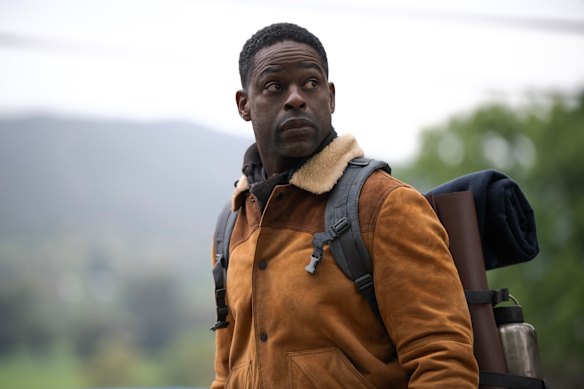 Sterling K. Brown is agent Xavier Collins, who leaves the bunker in search of his wife in season two of Paradise.