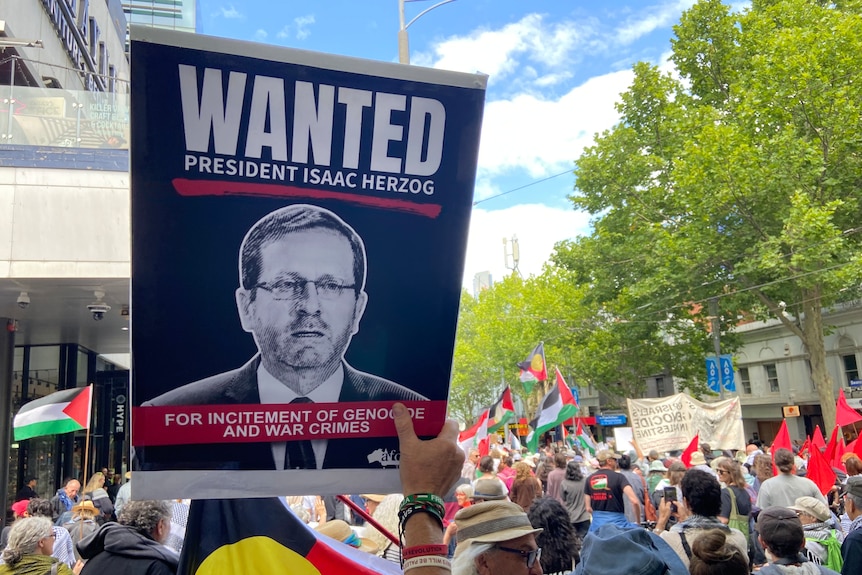 Herzog protest melbourne