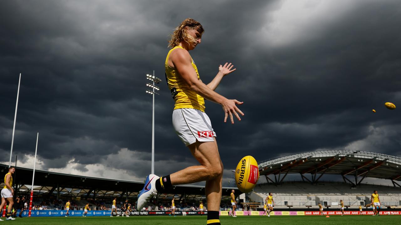 Melbourne vs Richmond game called off due to lightning, press conference, what happened in Ballarat, news, analysis
